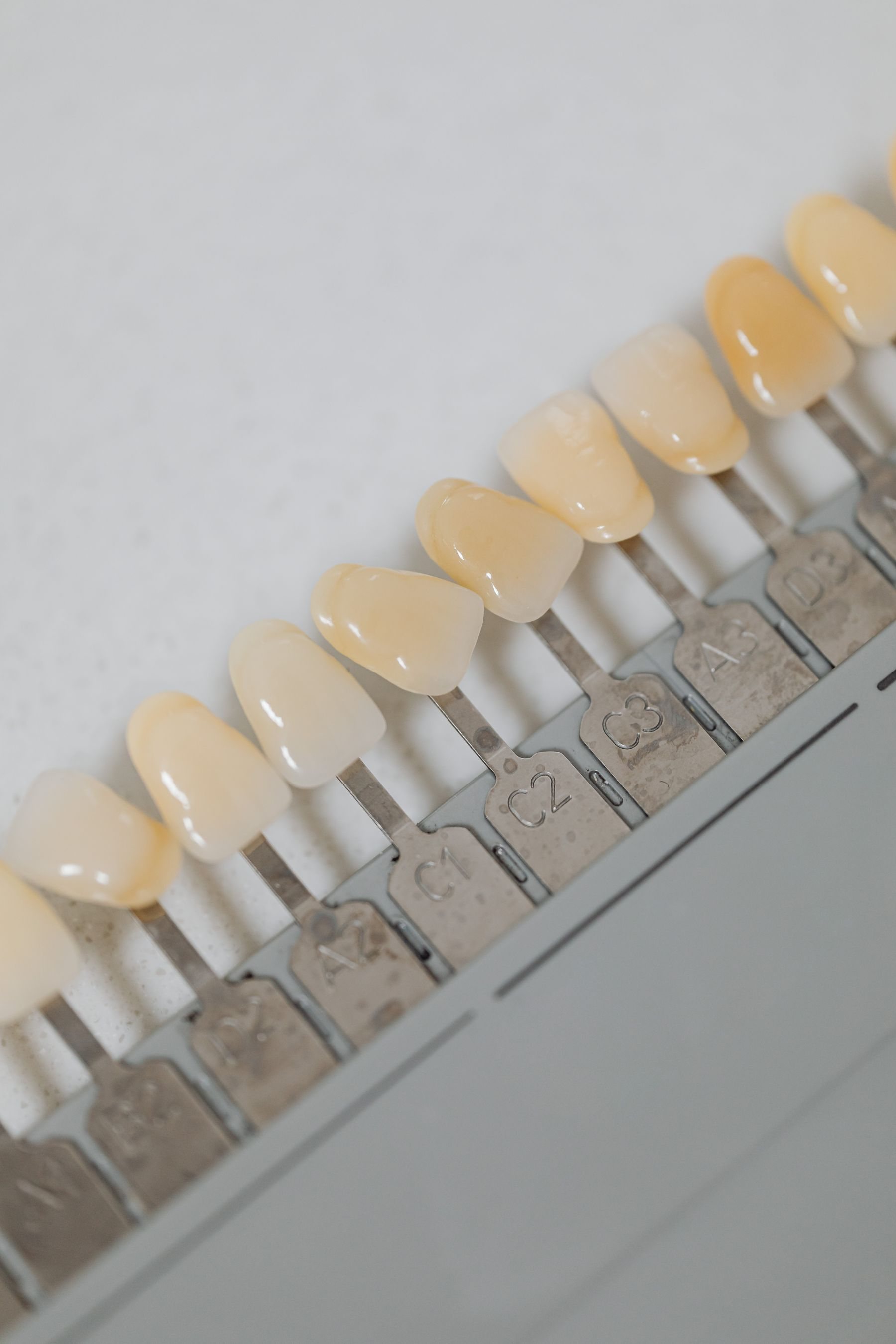 Escala de tonalidades dentárias